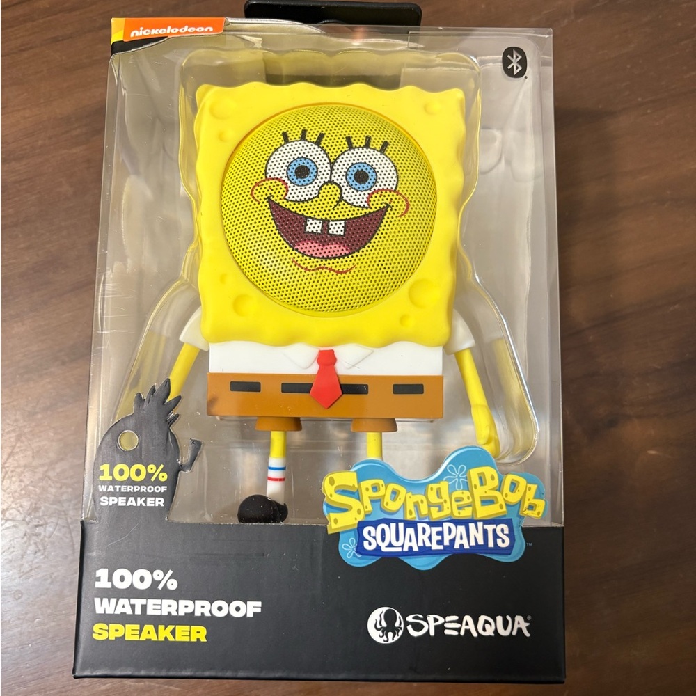 Nickelodeon SpongeBob Yellow Waterproof Speaker